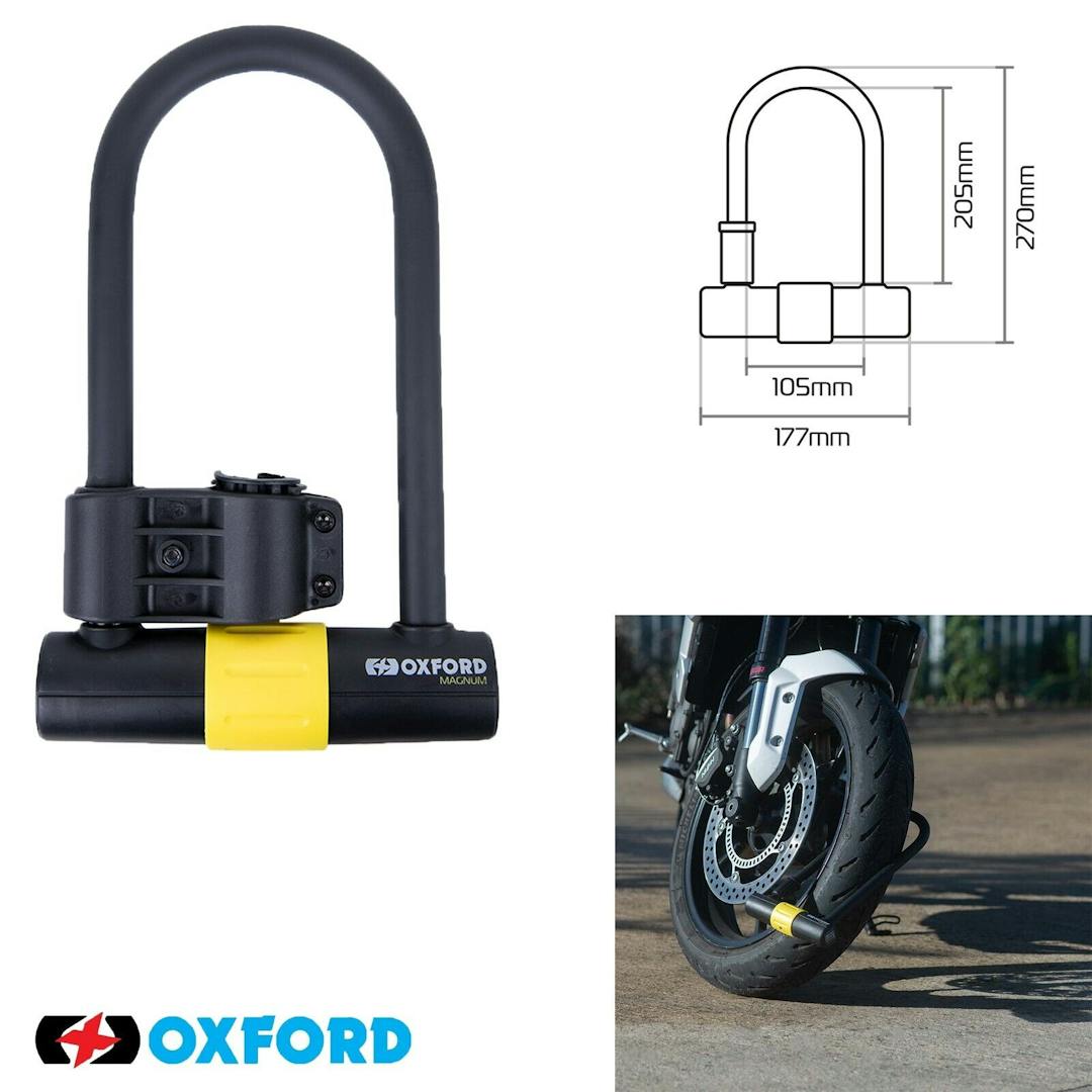Image of product Oxford Magnum U-lock (170 x 285mm) with Bracket