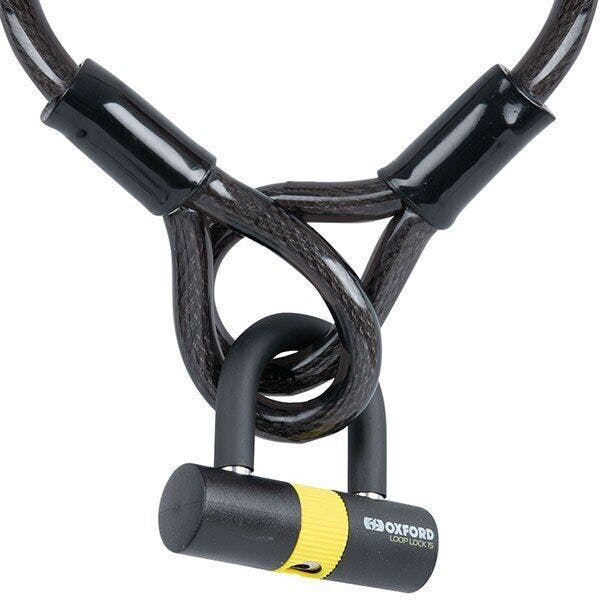 Image of product Oxford Loop Lock15 Cable Lock+Mini Shackle 15mm x 2.0m